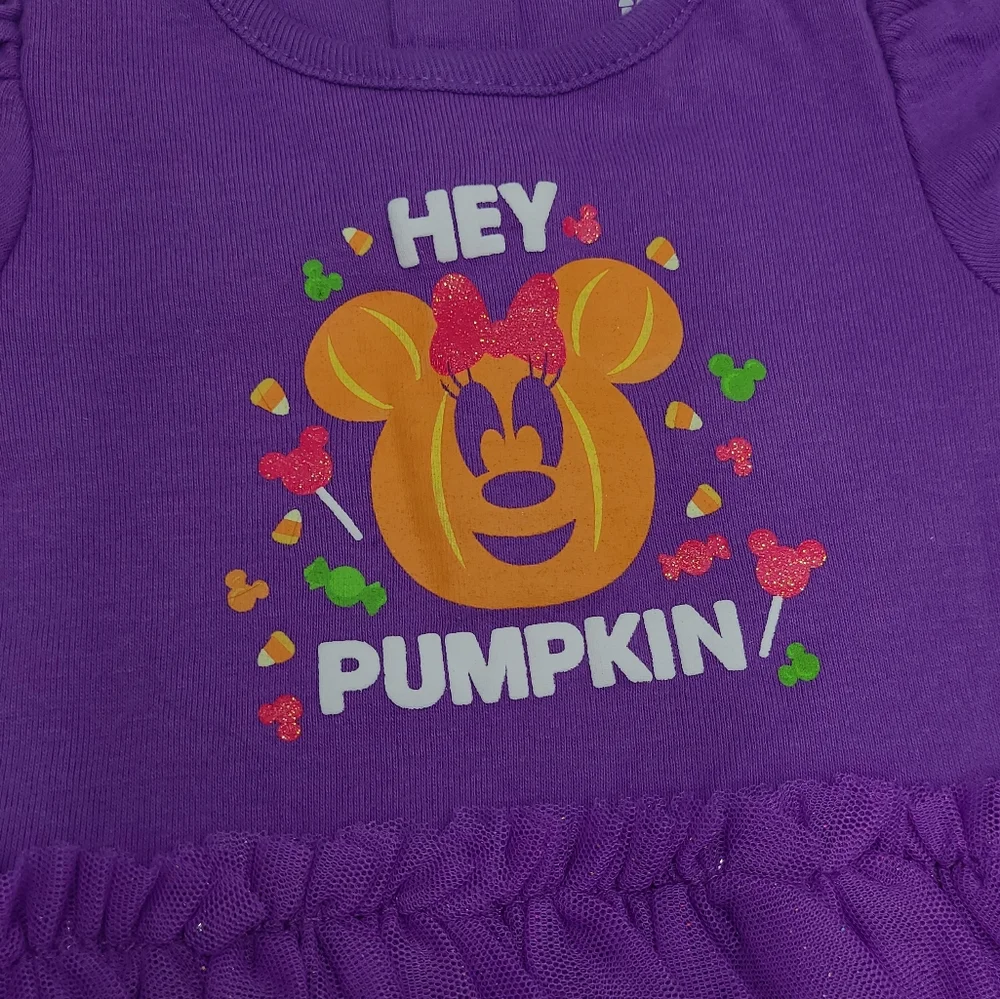 NEW Disney Minnie Mouse Halloween bodysuit with tutu size 6-9 months